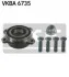 <strong>VW Подшипник задн.ступицы с ABS Touareg 10- SKF VKBA 6735 (фото 1)</strong>