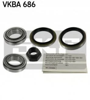 Підшипник маточини переднього колеса для Ford SKF VKBA 686 фото товару