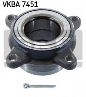 Комплект підшипника маточини колеса SKF VKBA7451 (фото 1)