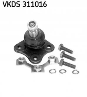 VW Шаровая опора Golf,Jetta,Polo,SEAT с креплением! для Volkswagen SKF VKDS 311016 фото товару