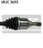 <strong>FIAT Полуось лев.L=634mm 22/22 зуб. Doblo 1.6 01- SKF VKJC 3693 (фото 3)</strong>
