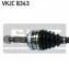 <strong>OPEL Полуось правая L=932mm Combo 00- SKF VKJC 8343 (фото 2)</strong>