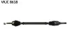 <strong>CITROEN Напіввісь передн. прав. C3 II (SC) 1.6 BlueHDi 100 14-, PEUGEOT 208 I 1.6 GTi 12-19, DS SKF VKJC 8618 (фото 1)</strong>