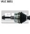 <strong>AUDI Напіввісь задн. лів. A4 B5 (8D2) 2.5 TDI quattro 97-00 SKF VKJC 8851 (фото 2)</strong>