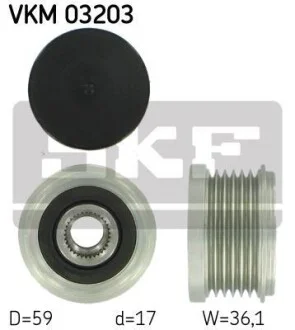 Муфта генератора для Fiat SKF VKM 03203 фото товару