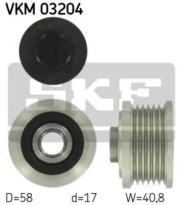 <strong>Муфта генератора SKF VKM 03204 (фото 1)</strong>