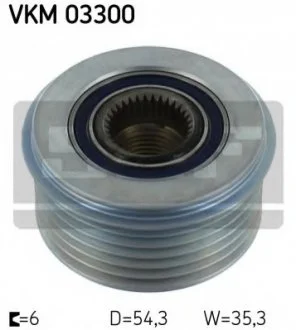 CITROEN Шкив генератора Jumper 2.0/2.2HDi 01-, Jumpy 00- для SKF VKM 03300 фото товару