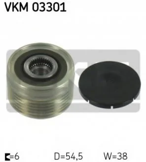 FIAT Ременный шкив генератора Scudo 1.6/2.0JTD 96- для SKF VKM 03301 фото товару