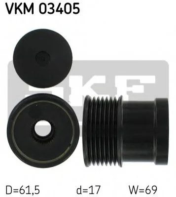 <strong>Муфта генератора SKF VKM 03405 (фото 1)</strong>