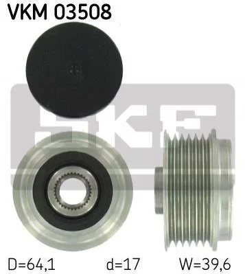 <strong>Муфта обгінна генератора (Вир-во) SKF VKM 03508 (фото 1)</strong>