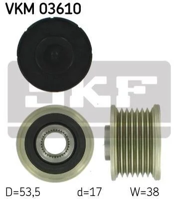 <strong>Шків генератора SKF VKM 03610 (фото 1)</strong>