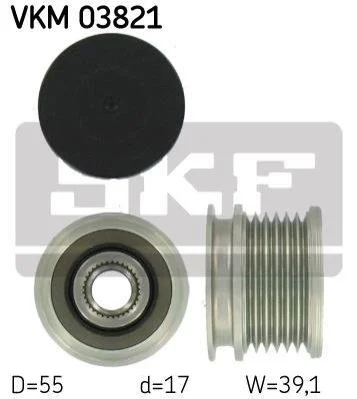 <strong>Муфта генератора SKF VKM 03821 (фото 1)</strong>