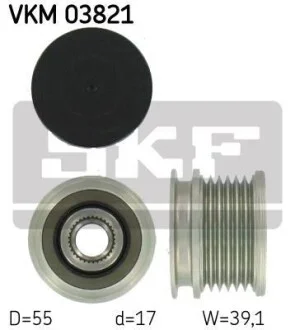 Муфта генератора для Mercedes SKF VKM 03821 фото товару