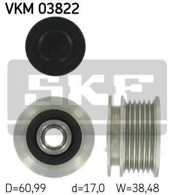 <strong>Муфта генератора SKF VKM 03822 (фото 1)</strong>