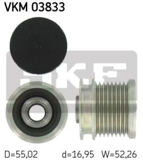 Муфта генератора для SKF VKM 03833 фото товару