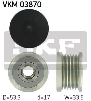 <strong>BMW шків генератора E46 SKF VKM 03870 (фото 1)</strong>
