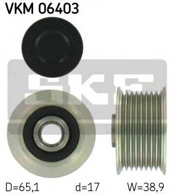 <strong>Муфта обгінна генератора (Вир-во) SKF VKM 06403 (фото 1)</strong>