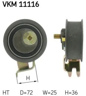 Натяжний ролик для SKF VKM 11116 фото товару