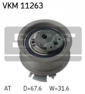 Ролик модуля натягувача ременя для Volkswagen, Seat, Audi, Skoda SKF VKM 11263 фото товару