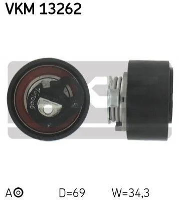 <strong>Ролик модуля натягувача ременя SKF VKM 13262 (фото 1)</strong>