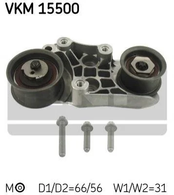 <strong>Роликовий модуль натягувача ременя SKF VKM 15500 (фото 1)</strong>