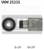 Ролик для Audi, Skoda, Volkswagen, Seat SKF VKM 21131 фото товару