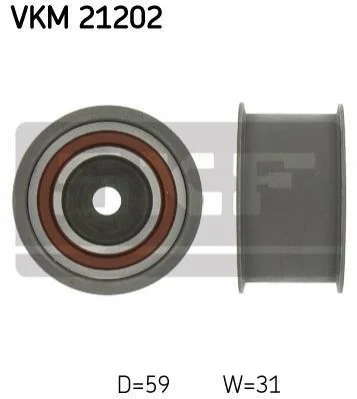 <strong>Ролик модуля натягувача ременя SKF VKM 21202 (фото 1)</strong>