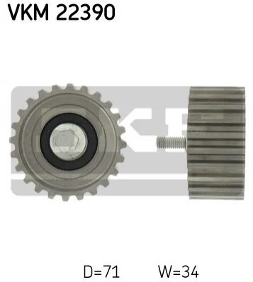 <strong>Ролик модуля натягувача ременя SKF VKM22390 (фото 1)</strong>
