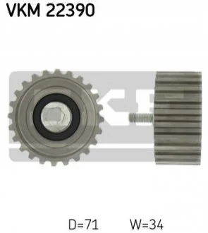 Ролик модуля натягувача ременя для Fiat SKF VKM22390 фото товару