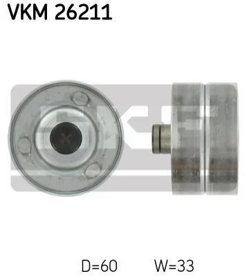 <strong>Ролик модуля натягувача ременя SKF VKM 26211 (фото 1)</strong>