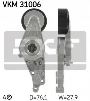 Натяжний ролик для Audi, Seat SKF VKM 31006 фото товару