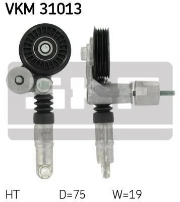 <strong>Роликовий модуль натягувача ременя SKF VKM 31013 (фото 1)</strong>