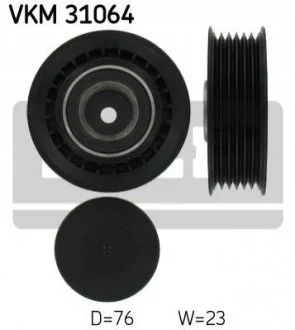 Натяжний ролик для Volkswagen SKF VKM 31064 фото товару