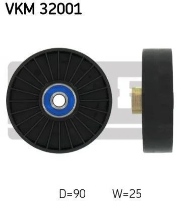 <strong>Ролик модуля натягувача ременя SKF VKM 32001 (фото 1)</strong>