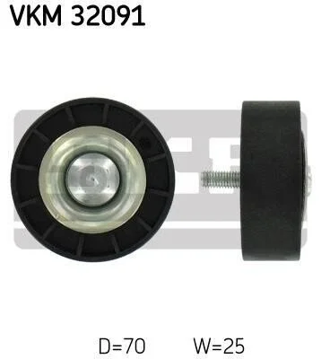 <strong>Ролик модуля натягувача ременя SKF VKM 32091 (фото 1)</strong>