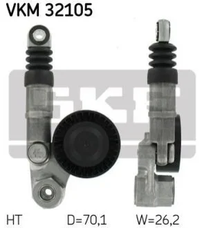 Роликовий модуль натягувача ременя для SKF VKM 32105 фото товару