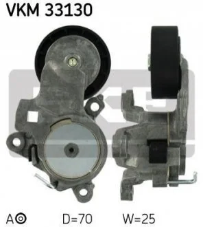 Роликовий модуль натягувача ременя для Audi, Citroen, Peugeot, Skoda, Volkswagen SKF VKM 33130 фото товару