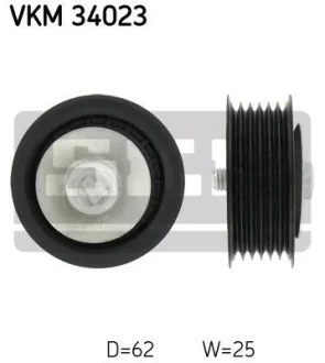 Ролик модуля натягувача ременя для Saab SKF VKM 34023 фото товару