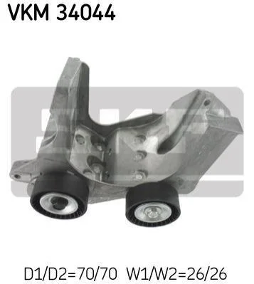 <strong>Ролик модуля натягувача ременя SKF VKM 34044 (фото 1)</strong>