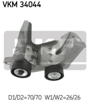 Ролик модуля натягувача ременя для Ford SKF VKM 34044 фото товару