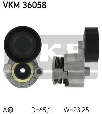 <strong>Шків натяжний SKF VKM 36058 (фото 1)</strong>