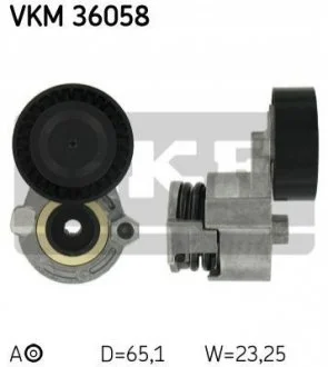 Шків натяжний для Nissan, Renault SKF VKM 36058 фото товару