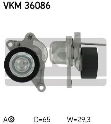 <strong>Натяжний ролик SKF VKM 36086 (фото 1)</strong>