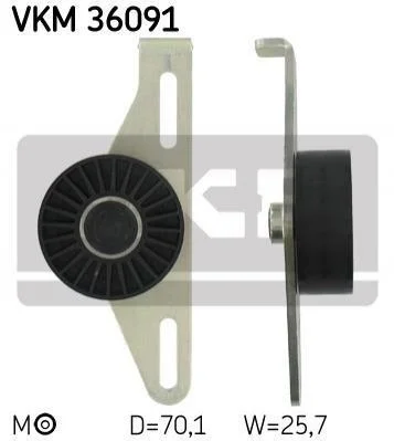 <strong>Натяжний ролик SKF VKM 36091 (фото 1)</strong>