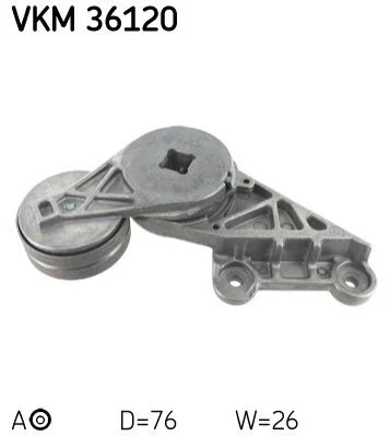 <strong>Роликовий модуль натягувача ременя SKF VKM 36120 (фото 1)</strong>