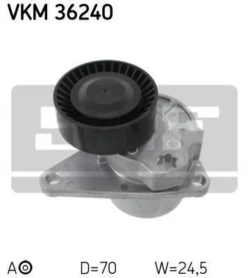 <strong>VOLVO Натяжной ролик C70/S70/LAGUNA SKF VKM 36240 (фото 1)</strong>