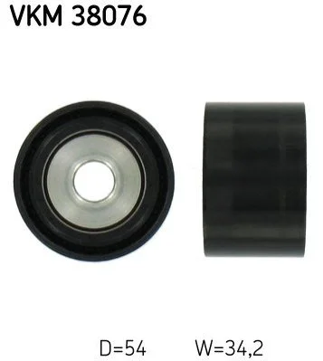 <strong>Ролик обвідний поліклінового ременя (Вир-во) SKF VKM 38076 (фото 1)</strong>