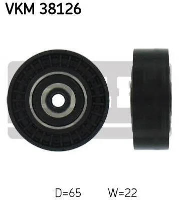 <strong>Ролик модуля натягувача ременя SKF VKM 38126 (фото 1)</strong>
