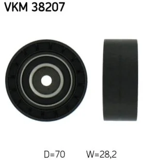 Ролик модуля натягувача ременя для SKF VKM 38207 фото товару