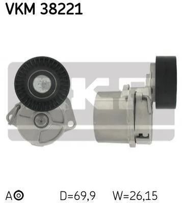 <strong>Роликовий модуль натягувача ременя SKF VKM 38221 (фото 1)</strong>